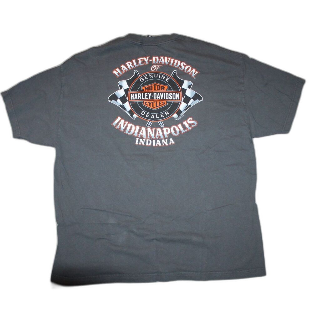Genuine Harley-Davidson Motorcycles of Indianapolis Graphic Tee Size 2X T-Shirt